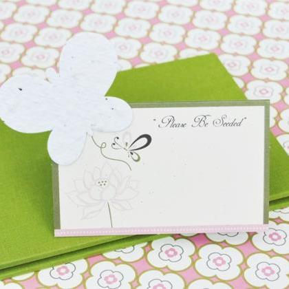 Butterfly Plant-able Seed Place Cards